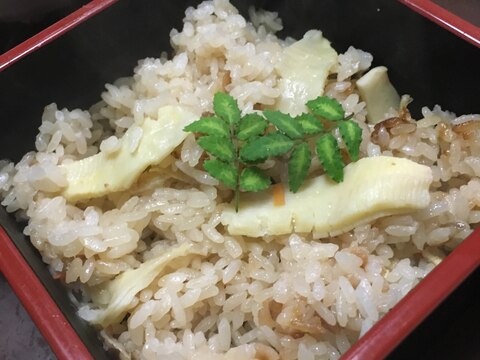 筍とホタテのご飯